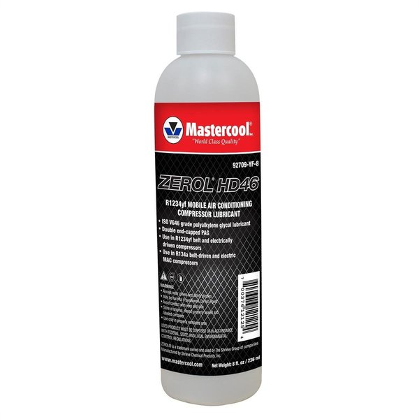 Mastercool Mastercool MSC-92709-YF-8 8 oz Zerol HD 46 R1234yf Mobile Air Conditioning Compressor Lubricant MSC-92709-YF-8